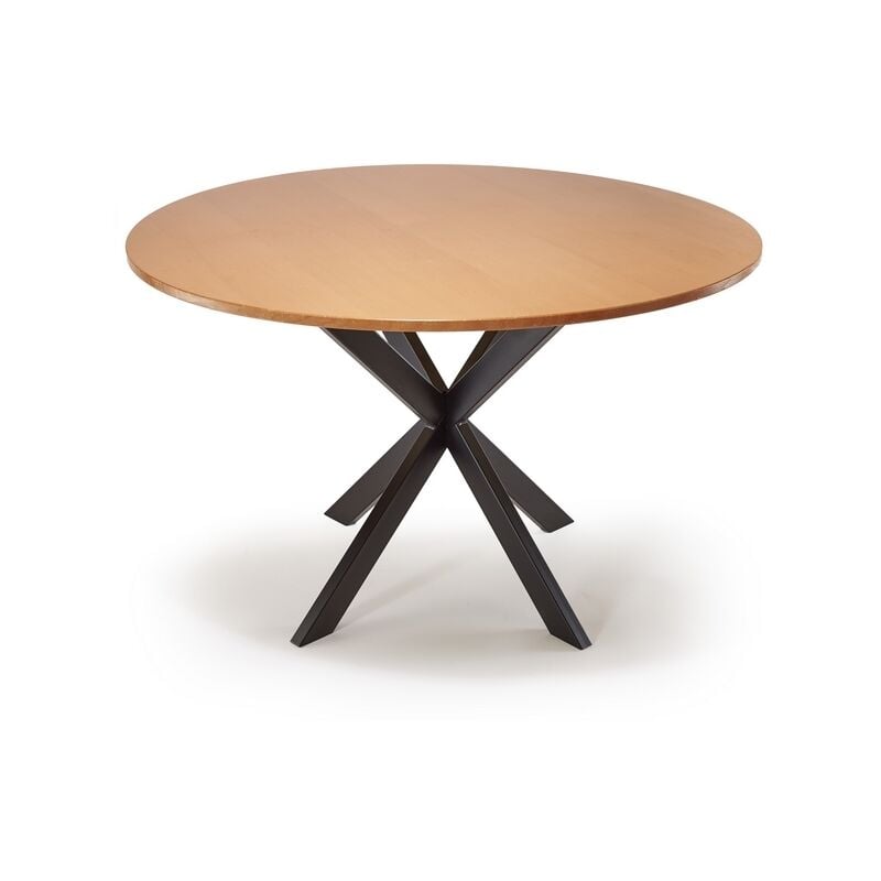 Pied de table central coloris noir mat