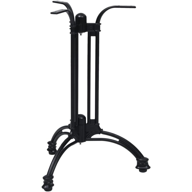 Vidaxl - Pied de table de bistro noir Ø60x72 cm aluminium coulé