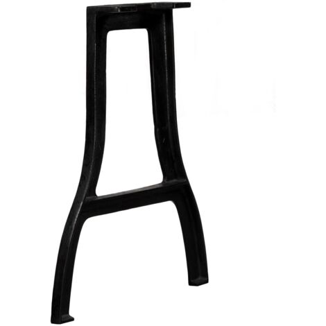Pied de table de salle à manger 2 pcs,Pied de meuble Cadre en A Fonte CFW10757