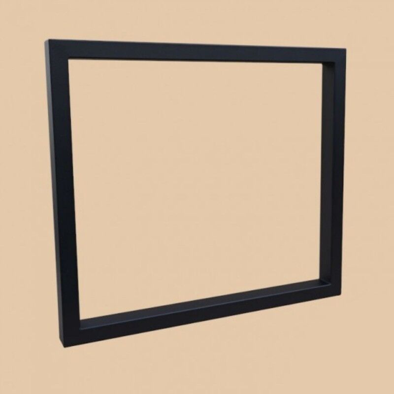 Commentfer - Pied de table en acier Couleur - Noir, Dimensions - 40 x 40 cm