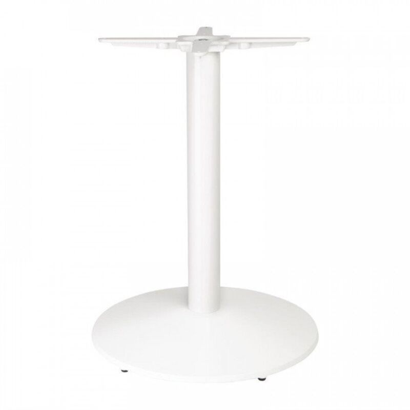Pied de Table en Fonte Bolero Blanc – Élégance et Stabilité pour Vos Espaces de Restauration Pied de Table en Fonte Bolero Blanc – Élégance et Stabilité pour Vos Espaces de Restauration