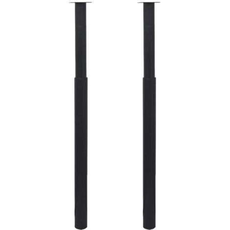 vidaXL 2/4x Pieds de Table Télescopique Rechange Jambre Base Multicolore