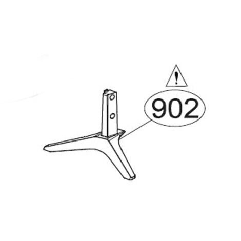 PIED DROIT REP 902 pour PIECES TELEVISEUR - LCD LG -...