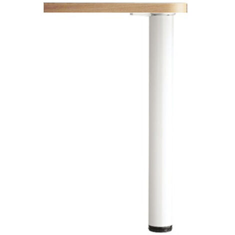 Pied extensible diamètre 60mm réglage 71-110cm blanc - 20-71-110BL
