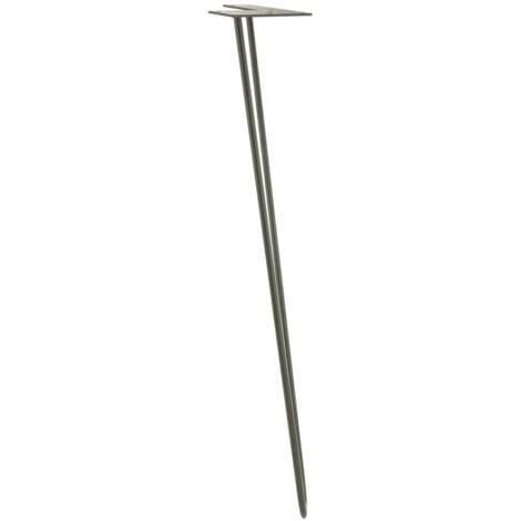 Pied filaire incliné acier 71 cm