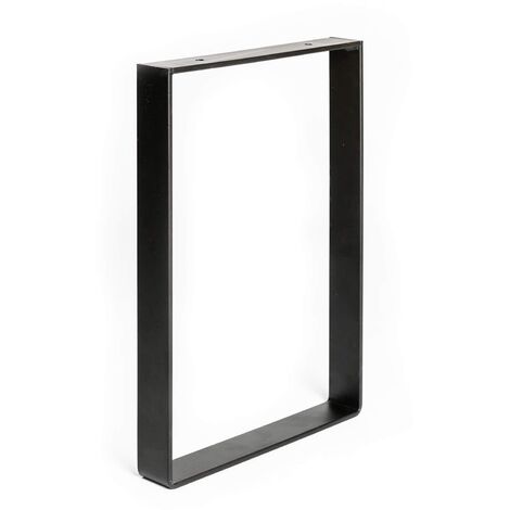 Pied en Métal pour Meubles - Style Industriel - Idéal pour les Projets de Restauration, DIY et Bricolage - Installation par Vissage - Hauteur de 35 cm - 1 Unité -