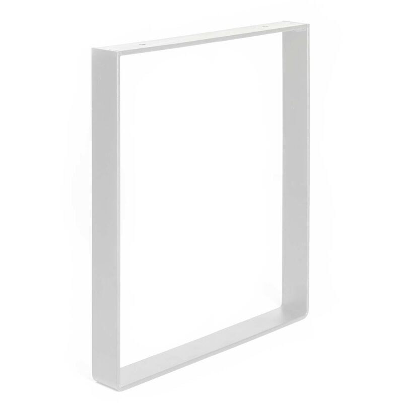 REI - Pied industriel pour meuble en acier blanche à pores Dimensions 35040385mm Hauteur : 38,5 cm 1 unité - talla