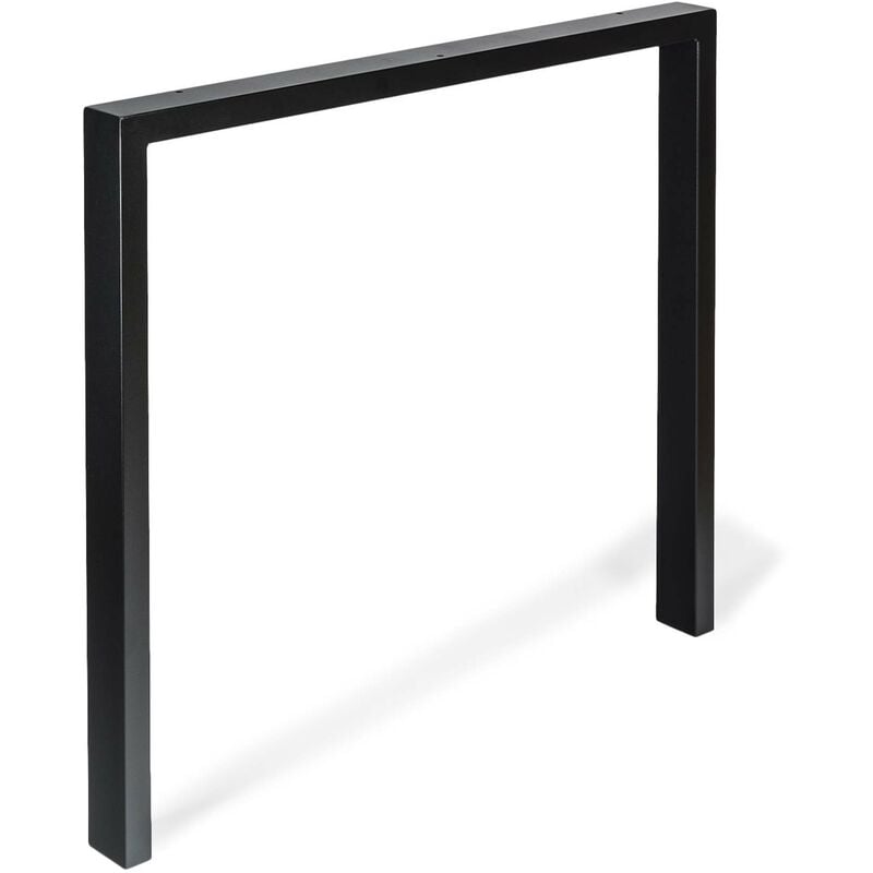 REI - Pied industriel pour meuble en acier noire pores Mesures 78060695mm Hauteur : 69,5 cm 1 unité - talla