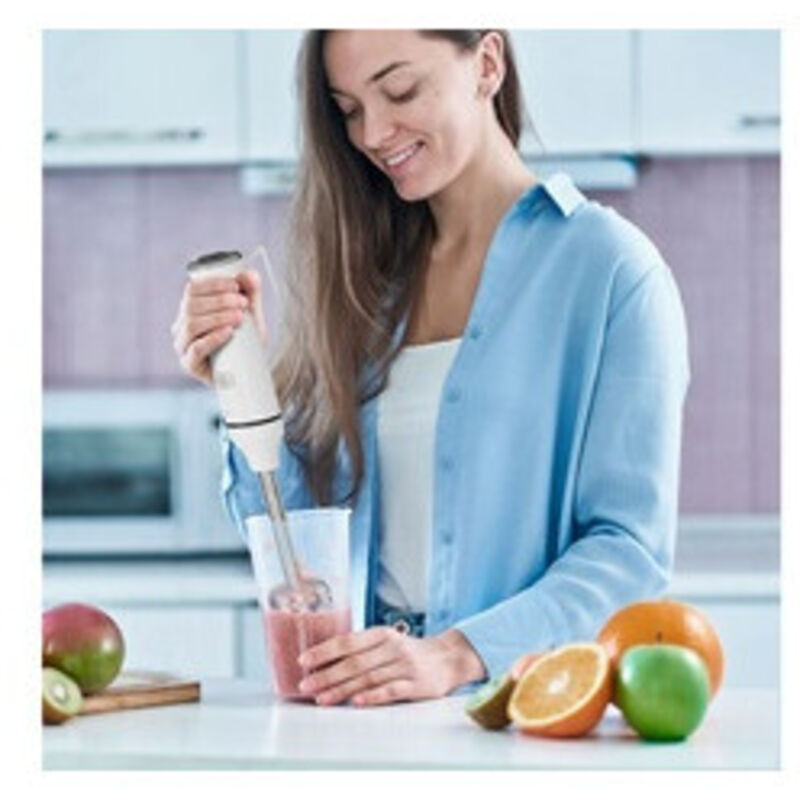 Black&decker - Mixeur plongeant Black et Decker BXHBA750E 750W Blanc