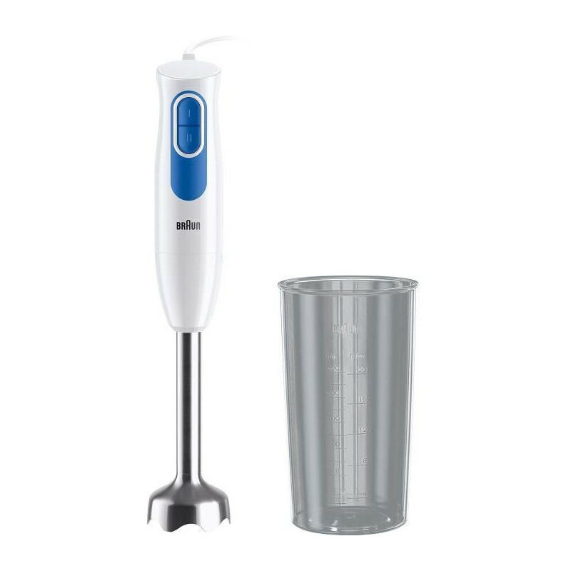 Braun - Pied mixeur MQ20.001M - Moteur 600 w - 2 vitesses - Systeme EasyTwist