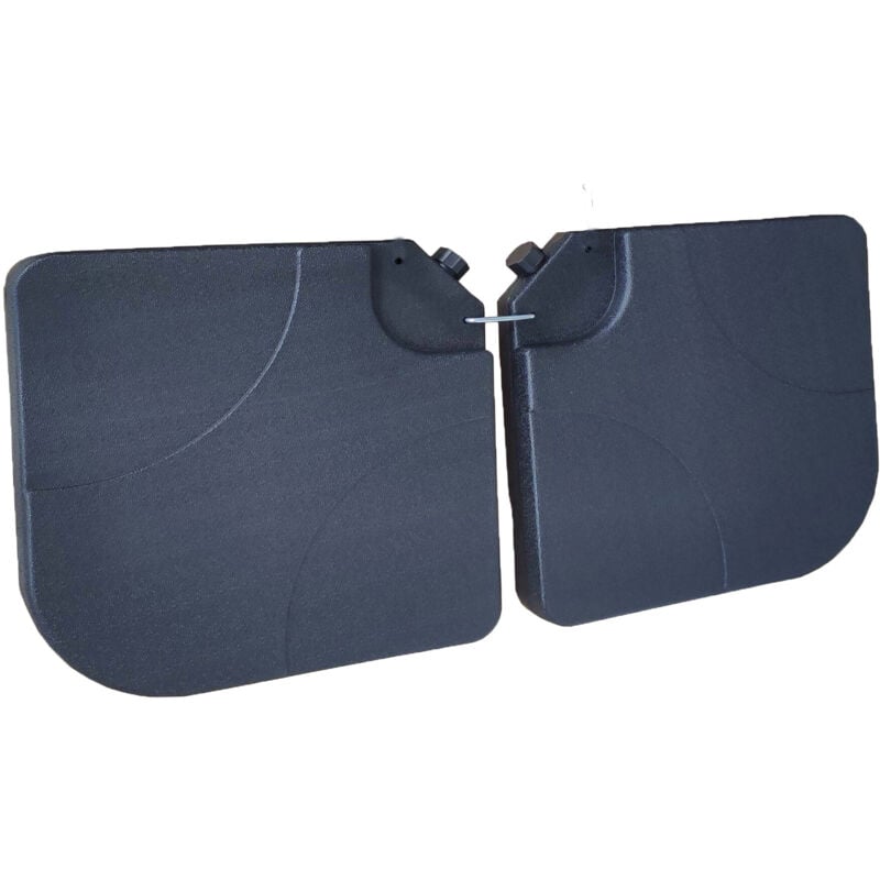 Pied Parasol Déporté Werka Pro 2 pièces
