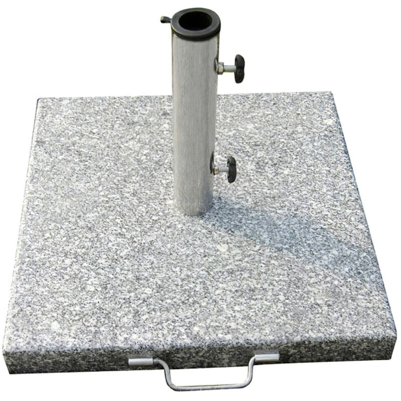 Pied parasol en granit 35 kg 450x450 cm.