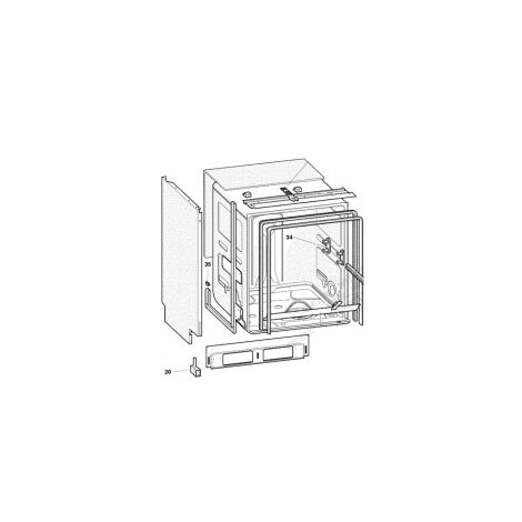 Pied pour Lave-vaisselle Scholtes C00054981