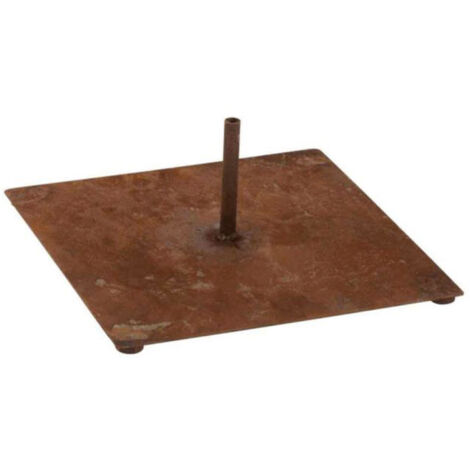 Pied pour Parasol en Métal "Shiva" 30cm Rouille