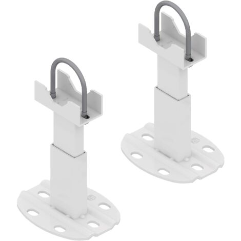 Pied pour radiateur aluminium, blanc, 1 pièce.