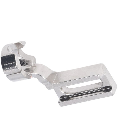 Pied presseur à glissière pour patchwork avec règle intégrée, réglable en hauteur, pour machines à coudre domestiques.