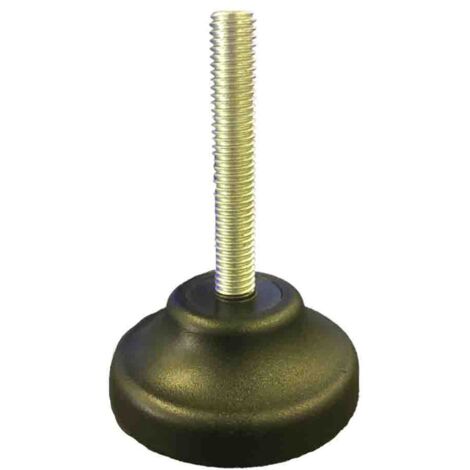 Pied réglable RS PRO Diam 50mm M10 x 50mm capacitéx 600kg ( Prix pour Paquet de 2 )