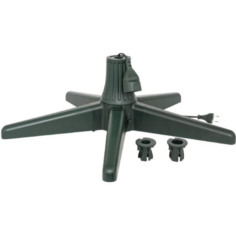 FÉÉRIC LIGHTS AND CHRISTMAS Pied rotatif vert pour sapin de Noël jusqu'à 240 cm