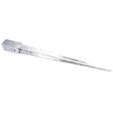 Pied support poteau 120x120x750mm ancre marteau PSG120