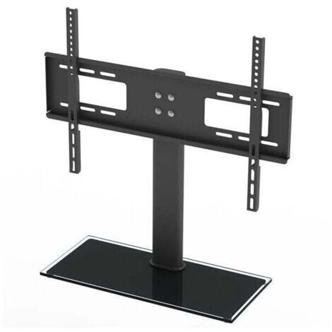 Pied TV Universel Support TV sur Socle pour Télévisions de 32 à 55 Pouces LCD/LED/Plasma et Hauteur Réglable avec en de Charge Maximal 40kg Max VESA 400x600 mm