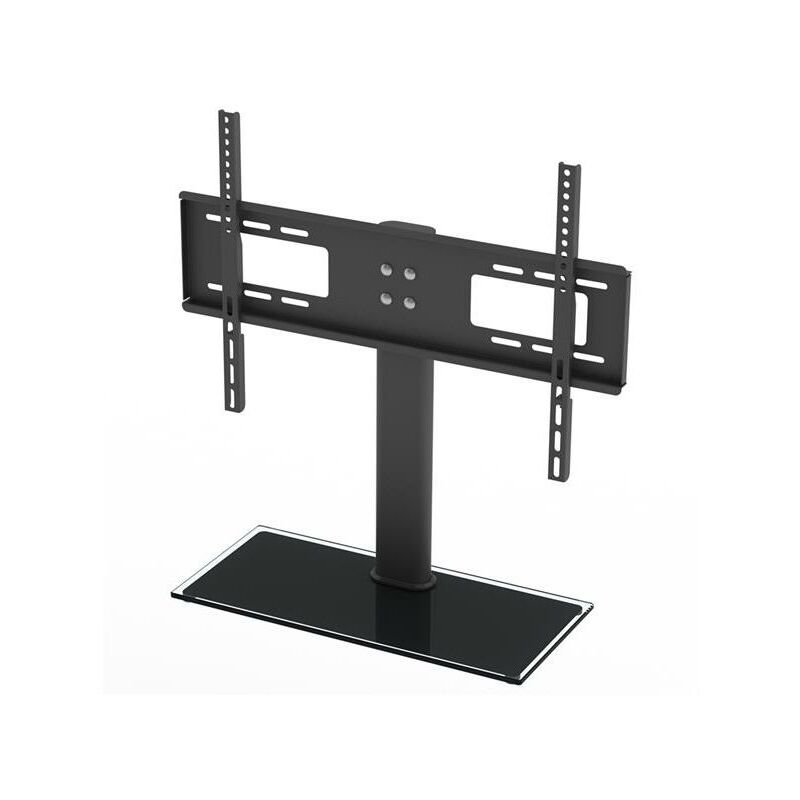 Pied TV Universel Support TV sur Socle pour Télévisions de 32 à 55 Pouces LCD/LED/Plasma et Hauteur Réglable avec en de Charge Maximal 40kg Max