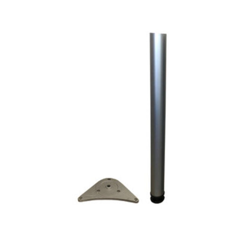 Idroweb - piede acciaio x tavoli D.60 CM.71 nik