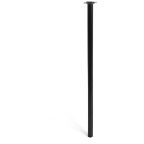 REI Piede cilindrico in acciaio nero mod. 401g. dimensioni ø3x80cm 2-401g.800.03 i