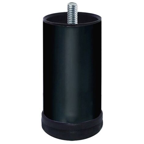 PIEDE D60H120+DADO+PERNO NERO