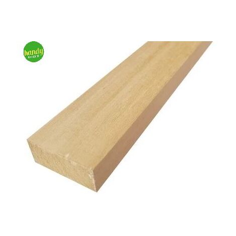 LISTELLO FAGGIO NATURALE CRUDO PIALLATO 4 LATI MM.30X150X3000