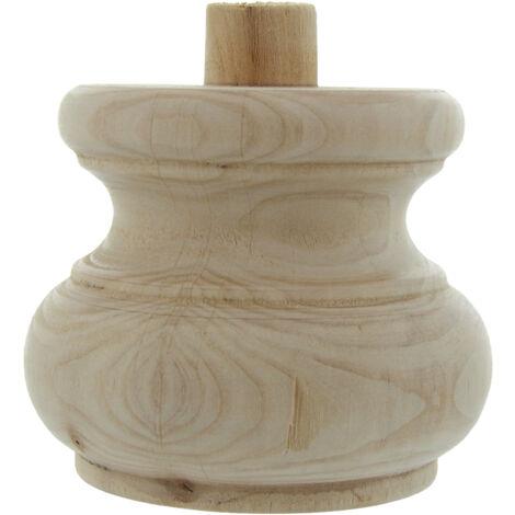 PIEDE IN LEGNO ONTANO 53008 95X75 MM- 8,0 pz