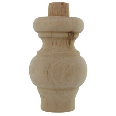 PIEDE IN LEGNO ONTANO 53009 64X 95 MM 8 PZ