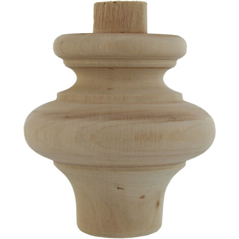 PIEDE IN LEGNO ONTANO 53014 80X 80 MM- 8,0 pz
