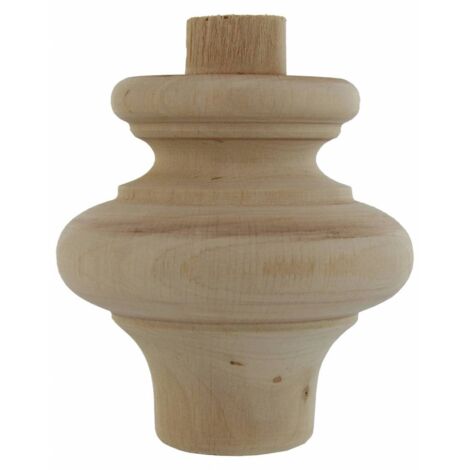 Piede In Legno Ontano Art.53014 Mm.80X80 - 8 Pz