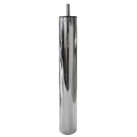 Piede in metallo cromato diametro 4,2 cm altezza 15 cm