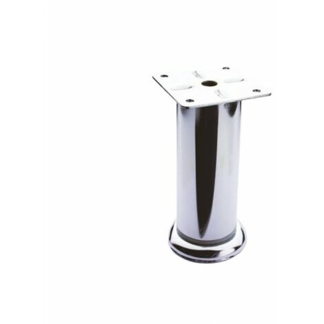 Piede metallo cromato h 20 diametro 5,1