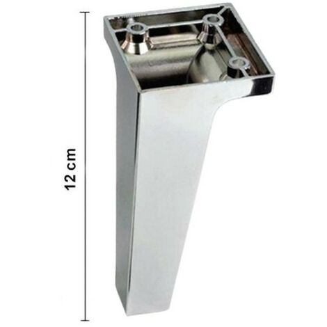 Piede per mobile cromato 12 h Y834CR