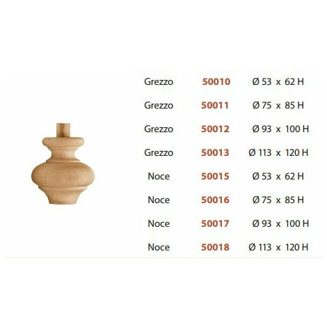 PIEDE PER MOBILE FAGGIO GREZZO MM.100