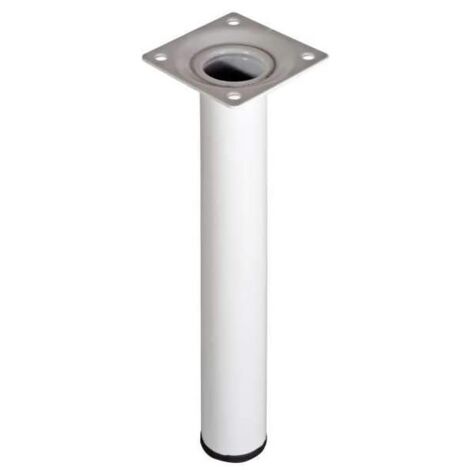 Piede tondo Masidef bianco Ø3x80cm