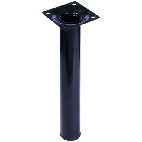 Piede tondo Masidef nero Ø3x80cm