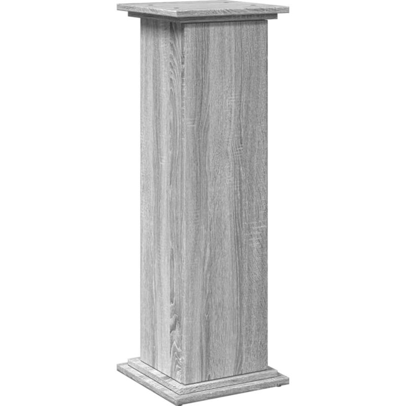 Piédestal avec rangement sonoma gris bois d'ingénierie CFW310681