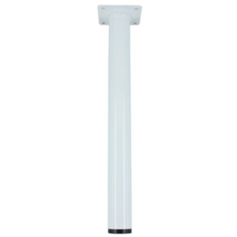 PIEDINI ACCIAIO D. 30 X H 100 MM BIANCO