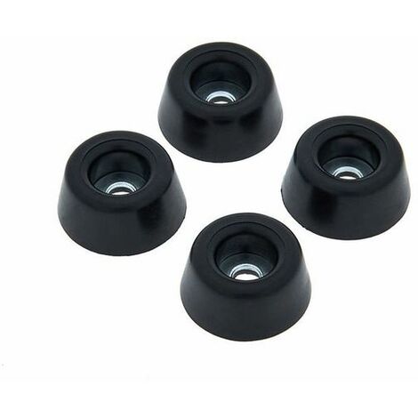 Piedini in gomma Adam Hall 4903TP Rubber Feet da 4pz con rondella in acciaio per Flightcase