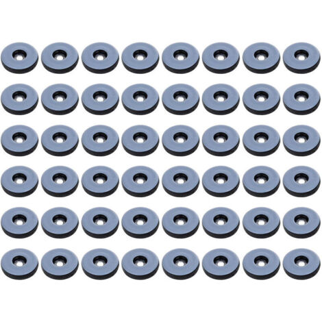 Piedini per mobili, confezione da 48 piedini rotondi in teflon per mobili, piedini antivibrazione per mobili, (rotondi) 19 mm