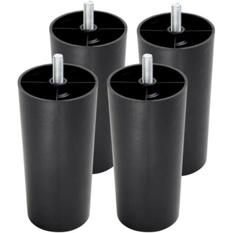 Set 4 Zampe Letto In Ferro 40cm - Con Bulloni E Tappi Antiscivolo, Per Reti Con Foro - Foto 8