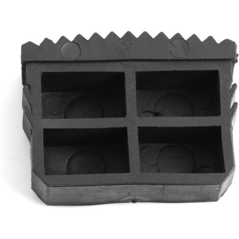 Piedini per scala, 4 paia di piedini per scala, tappi in gomma per piedini di scala, cuscinetti antiscivolo per piedini di scale a pioli, cuscinetti di estensione antiscivolo, accessori per copriscala