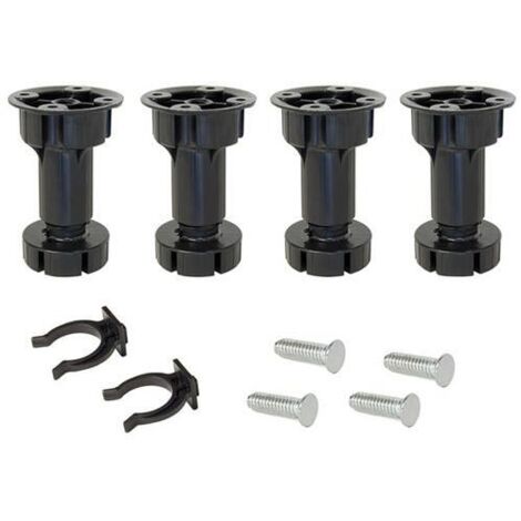 PIEDINI REGOLABILI PLASTICA 10CM (CF 4PZ)