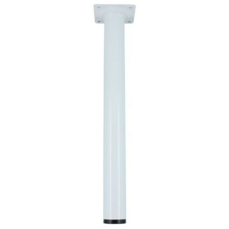 PIEDINO ACCIAIO D. 30 X H 300 MM BIANCO 4 PZ
