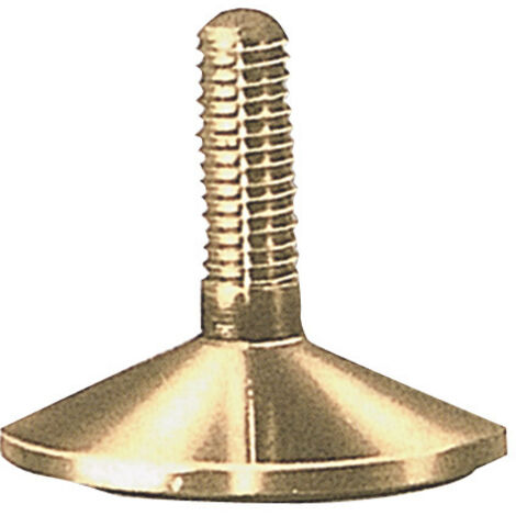 PIEDINO FISSO OTTONE MA10 X D 30 MM- 25,0 pz