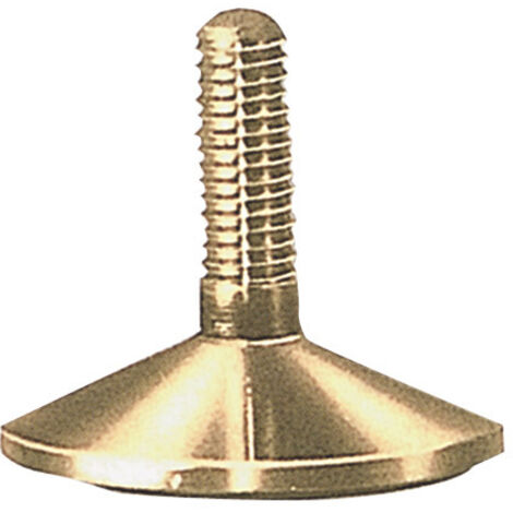 PIEDINO FISSO OTTONE MA10 X D 60 MM 10 PZ