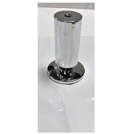 PIEDINO IN ABS CM. 9 CROMO P1808. Prezzo per 1 pezzo.